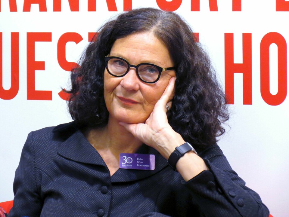 Ebba Witt-Brattström. FOTO: WIKIMEDIA COMMONS