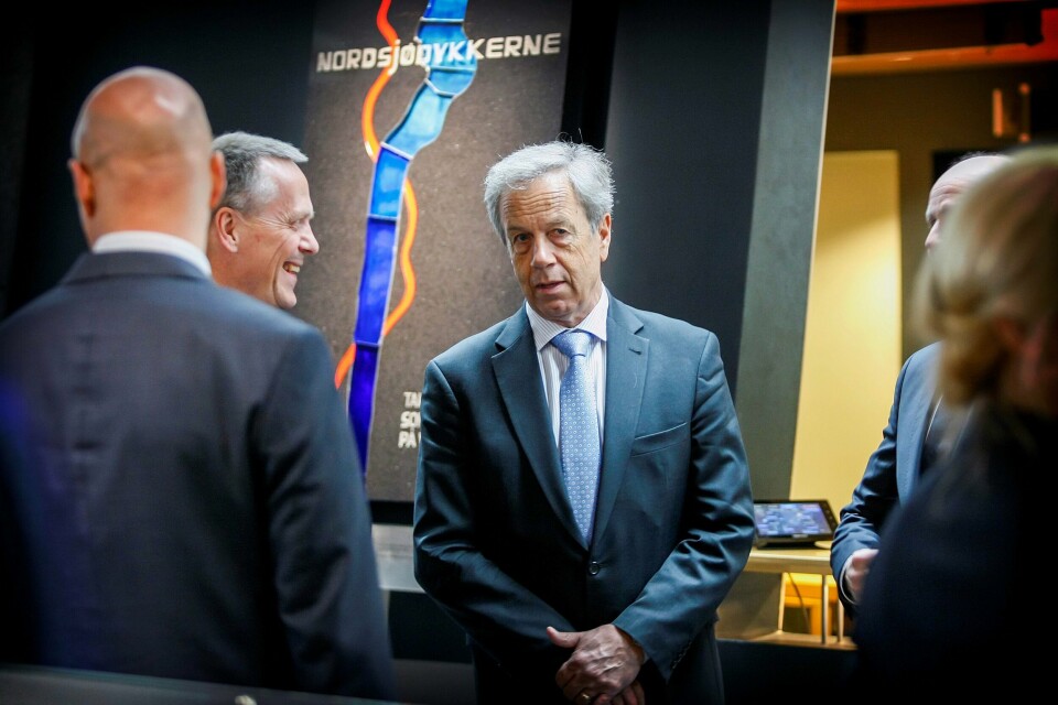 Sentralbanksjef Øystein Olsen var i går i Stavanger for å delta på åpningen av Oljemuseets nye utstilling, «Fra oljeformue til finansformue». Han advarer mot et overforbruk av Oljefondet på lengre sikt. Foto: Roy Storvik.
