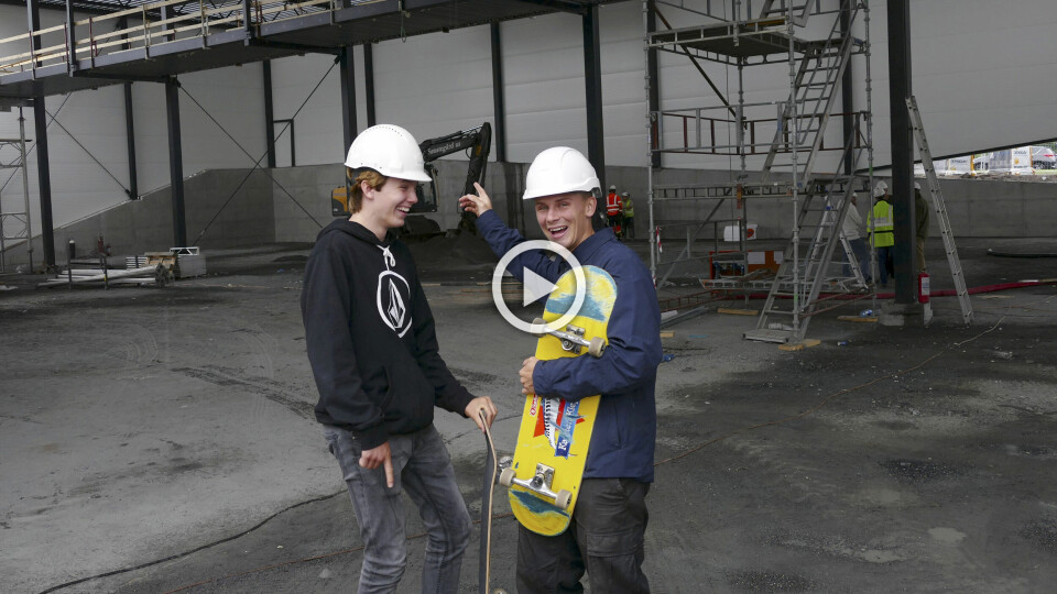 – Sjukt gøy med skatehall på Voldsløkka ###
