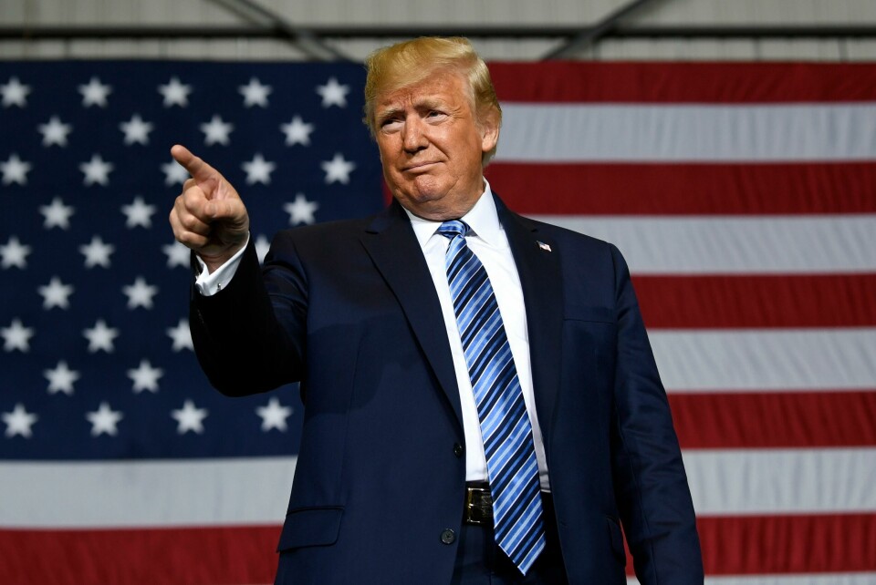 President Donald Trump arrives to speaks Tuesday, Aug. 13, 2019, during a visit to Shell's soon-to-be completed Pennsylvania Petrochemicals Complex in Monaca, Pa. (AP Photo/Susan Walsh) President Donald Trump arrives to speaks Tuesday, Aug. 13, 2019, during a visit to Shell's soon-to-be completed Pennsylvania Petrochemicals Complex in Monaca, Pa. (AP Photo/Susan Walsh)