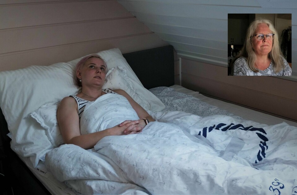 ME-syke Martine Friis Toivonen hadde kjempet for uføretrygd i nesten fire år, da hun fikk ny saksbehandler. Deretter tok det ikke lange tida å få innvilget stønaden. Tidligere Nav-ansatte Elisabeth Thoresen (innfelt) mener det å nå fram i Nav-systemet, og få tilkjent riktig ytelse innen rimelig tid, kommer helt an på om man tilfeldigvis får en dyktig veileder og saksbehandler - eller ei.