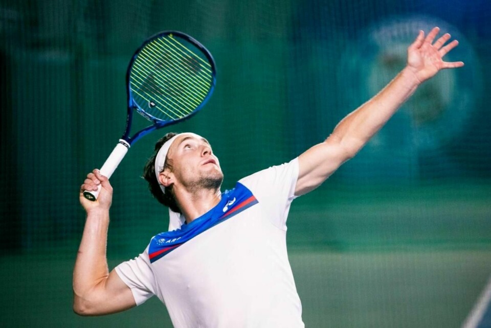 Casper Ruud tapte mot Jan-Lennard Struff onsdag. Foto: Tore Meek / NTB scanpix