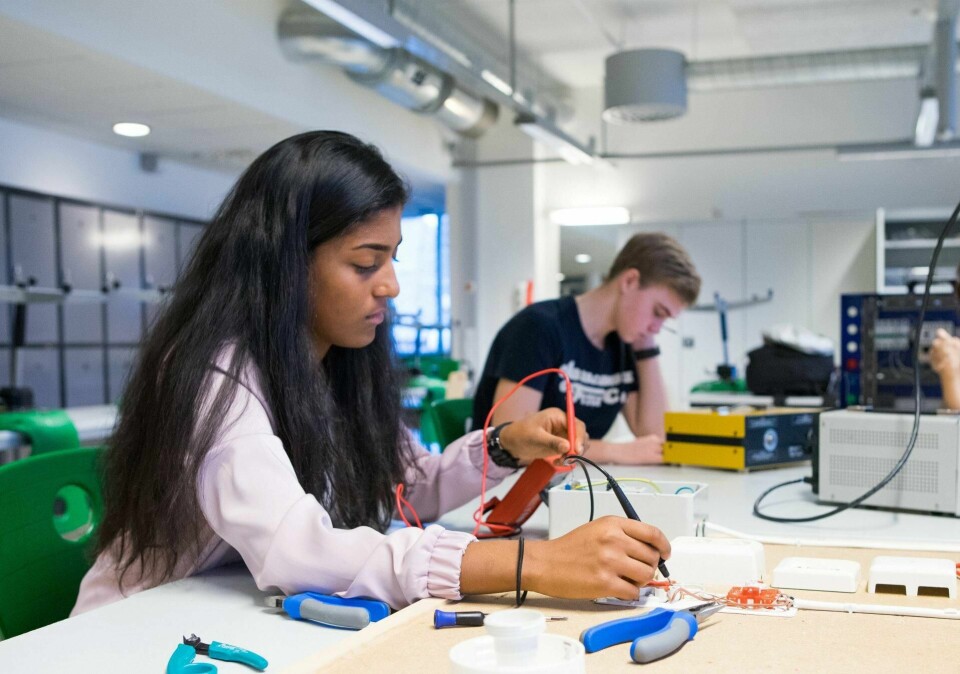 I den teoretiske skolekulturen oppfattes ofte praktisk kunnskap som en slags nødhjelp for teorifrustrerte elever.Foto: Thomas Brun/NTB scanpix