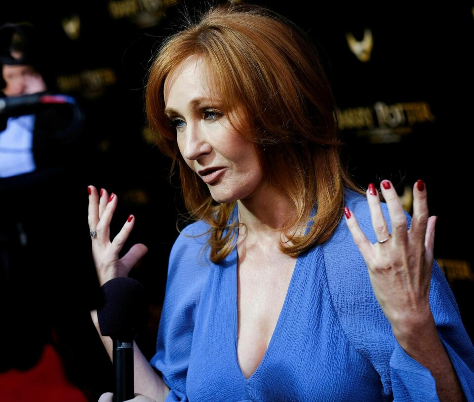 Forfatteren bak den verdensberømte Harry-Potter serien, J.K Rowling har møtt ett veldig sinne etter flere utsagn om transpersoner på Twitter. Foto: NTB Scanpix