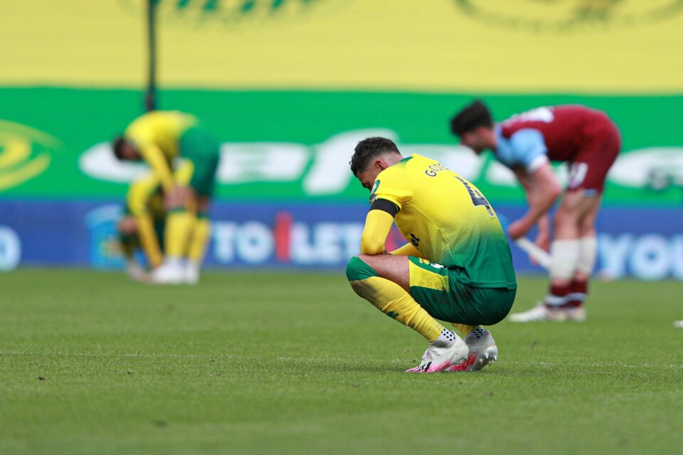 Ben Godfrey og resten av Norwich-spillerne innså alvoret på Carrow Road lørdag.