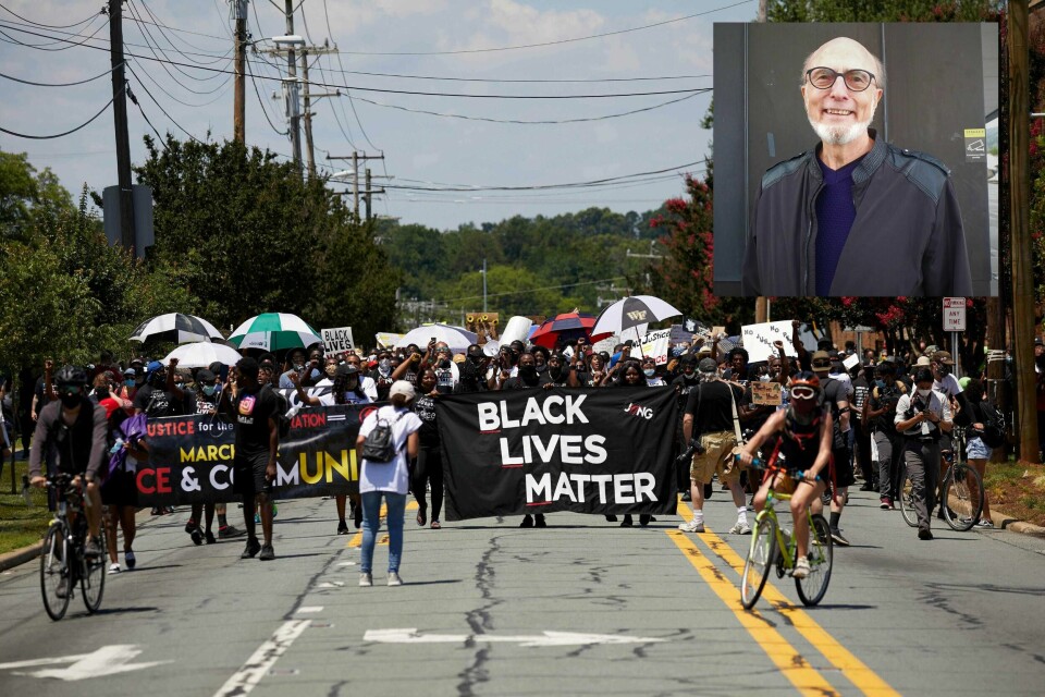 Det hjelper ikke å slutte med å kalle en spade en spade hvis det man sier i stedet ikke henger på greip, skriver Petter Fergestad. Her fra en «Black lives matter»-demonstrasjon i den amerikanske delstaten North Carolina tidligere denne måneden.