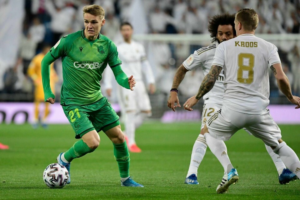 Martin Ødegaard og hans lagkamerater hadde et håp om å spille i Champions League, mot blant andre Real Madrid, men dårlig form gjør at spill i Europa nå henger i en tynn tråd før siste serierunde.