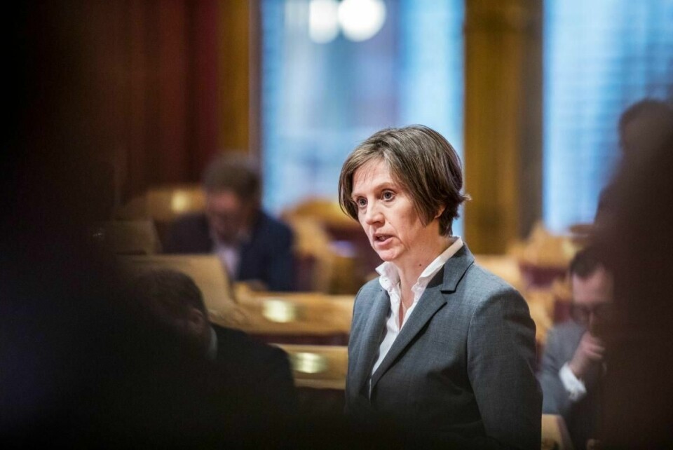 Senterpartiets Kjersti Toppe vil ha omkamp om helseverneplikt for ungdom. Foto: Ole Berg-Rusten / NTB scanpix
