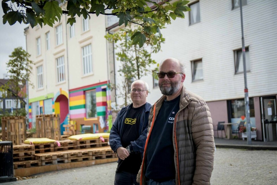Morten Wiik, styremedlem i LO Stavanger og leder i LOs utvalg for skulpturprosjektet sammen med Egil Larsen, leder i Arbeidernes Historielag i Rogaland. I 2006 gjennomførte de et prosjekt som resulterte i skulpturen «Ti øre timen» på Lervigtunet. Nå håper de å gjøre noe av det samme på Nytorget.