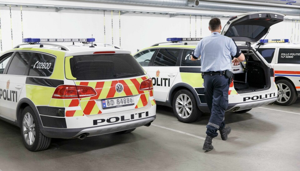 Oslo, Norway 20160620.
Illustrasjonsbilde Politi og politibiler i garasjen.
Foto: Gorm Kallestad / NTB scanpix