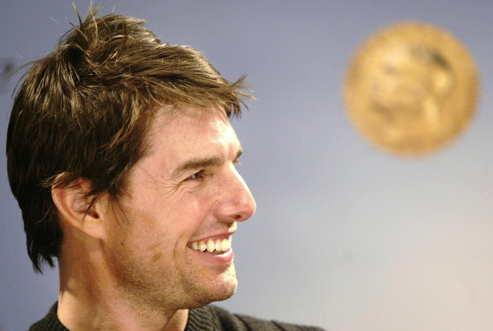 Tom Cruise og Mission Impossible 7-filmen får unntak fra innreiserestriksjonene når de i høst kommer til Norge for å filme. Her i forbindelse med da Cruise var en av programlederne for Nobelkonserten i 2004 i Oslo. Oslo 20041211. Pressekonferanse i forbindelse med Nobelkonserten.
Skuespiller Tom Cruise under pressekonferansen i forbindelse med Nobelkonserten som skal avholdes i Oslo Spektrum.
Foto: Håkon Mosvold Larsen / SCANPIX