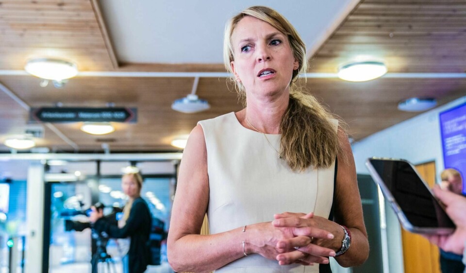 Avdelingsdirektør Line Vold ved Folkehelseinstituttet.
