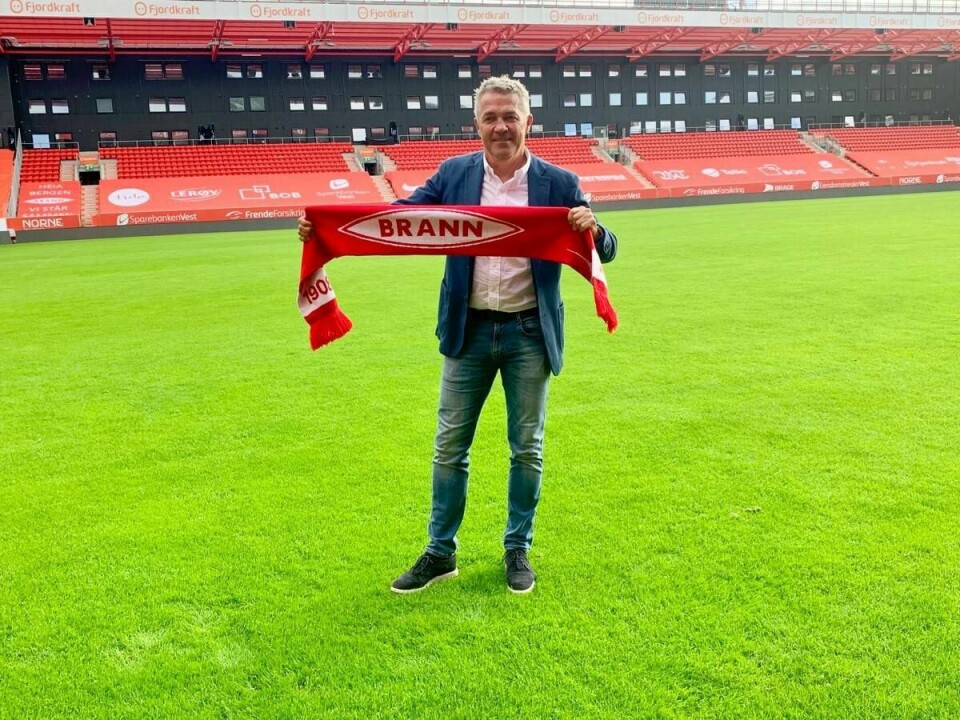 Kåre Ingebrigtsen på Brann staden lørdag.