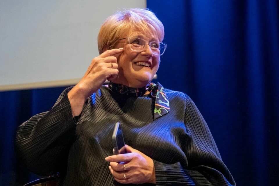 Trine Skei Grande (V) etter kveldens partilederdebatt under Arendalsuka 2020.