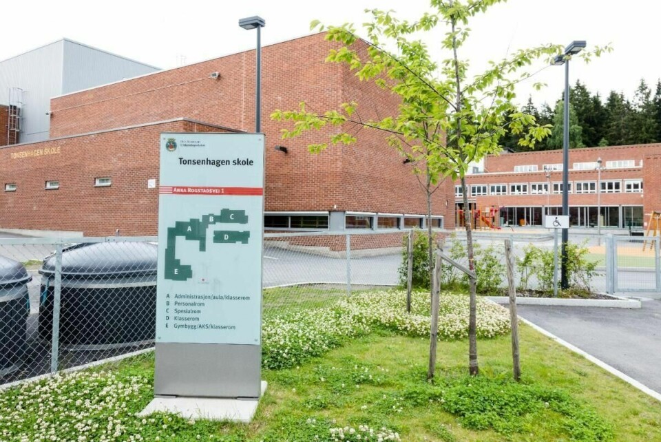 Tonsenhagen skole i Oslo.