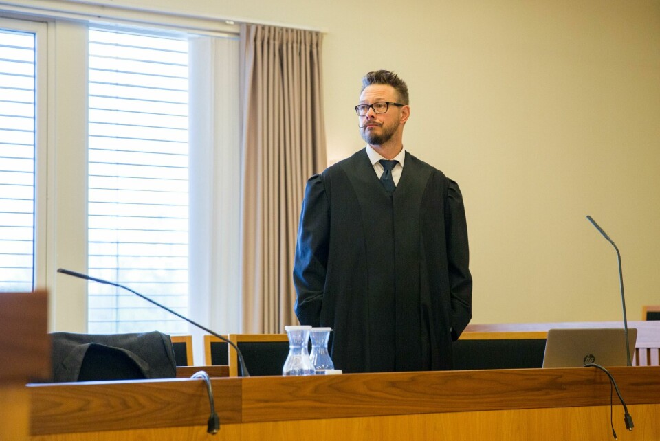 – Vi har noen hypoteser vi jobber utifra, forteller politiadvokat Anders Svarholt. Her i forbindelse med en annen sak i Moss tingrett. Politiadvokat Anders Svarholt i Moss tingrett.