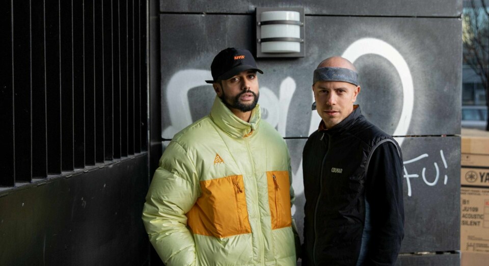 Chirag og Magdi, eierne av Patel & Abdelmaguid Foundation. Foto: Mina B. Ræge