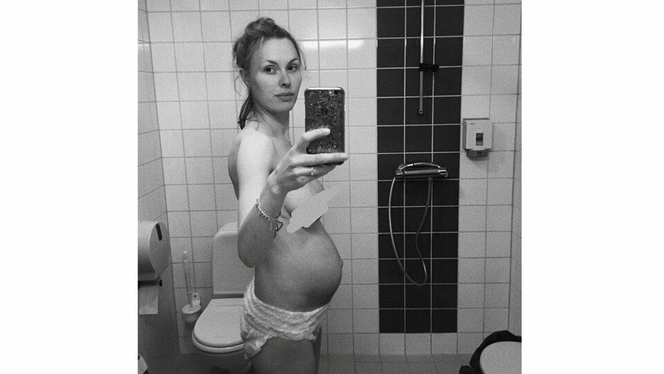 Innleggsforfatteren har selv født barn. Foto: Privat