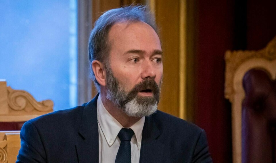 I et opprop ber en rekke Ap-politikere Trøndelag Ap om å vrake Trond Giske som leder. Her er Giske på Stortinget.