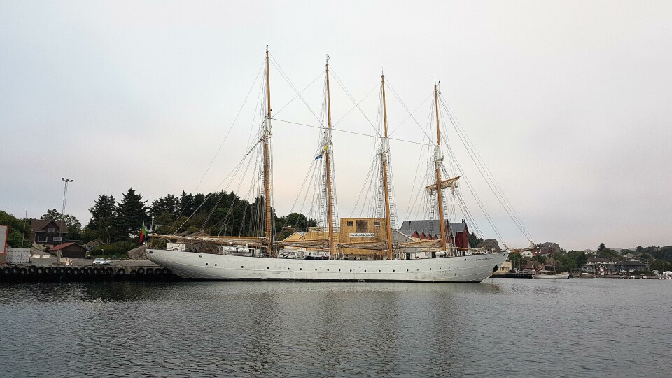 SS «Santa Maria Manuela» er blant skutene som kommer, og er innom Sirevåg. Her er hun avfotografert i sørfylket. Foto: Privat SS «Santa Maria Manuela» er blant skutene som kommer, og er innom Sirevåg. Her er hun avfotografert i sørfylket. Foto: Privat