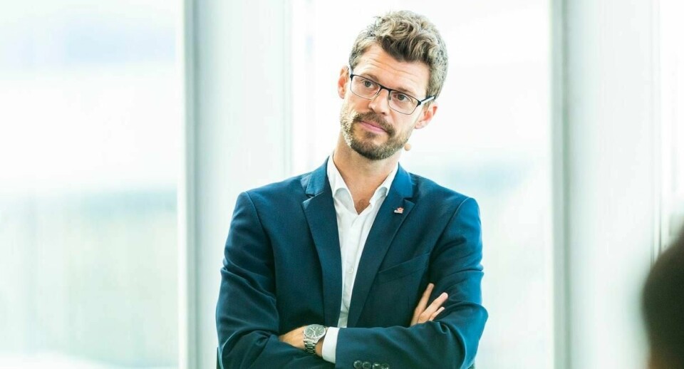 Rødt-leder Bjørnar Moxnes under en debatt holdt på Nye Deichman i Oslo tidligere denne uka.