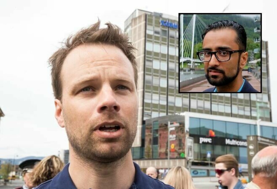 Ytringsfriheten er bare velkommen når den kommer fra organisasjoner som SIAN, men ikke når det kommer andre typer ytringer de ikke liker, skriver Tony Burner om Frp. Foranledningen er Jon Helgheims kommentar om at Oslo-Met måtte «rydde opp» etter at en lektor skrev «Har du rett til å sutre om du får en ørefik etter å ha reist landet rundt og oppfordret til vold?» etter angrepet på SIAN-lederen. Foto: Terje Pedersen/NTB Scanpix