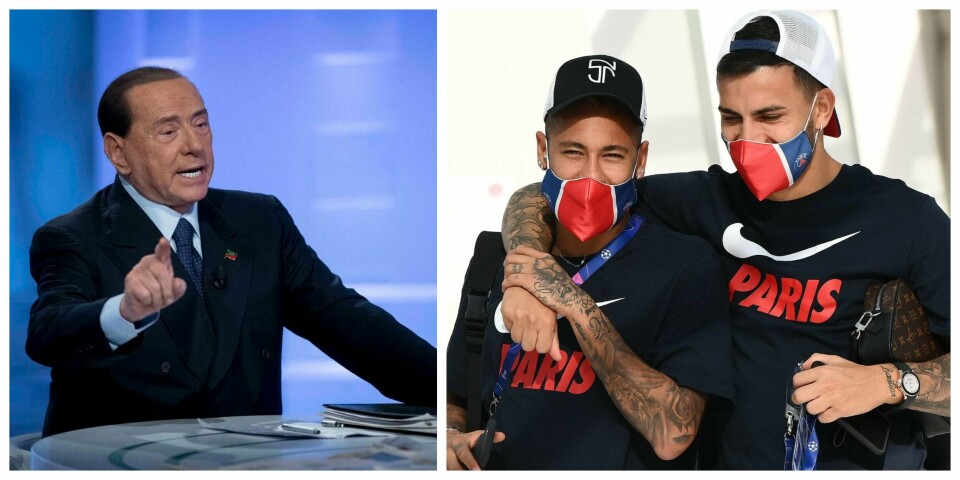 Italias tidligere statsminister Silvio Berlusconi har, i likhet med Neymar og hans lagkamerat Leandro Paredes, begge fått påvist koronavirus i løpet av onsdagen.