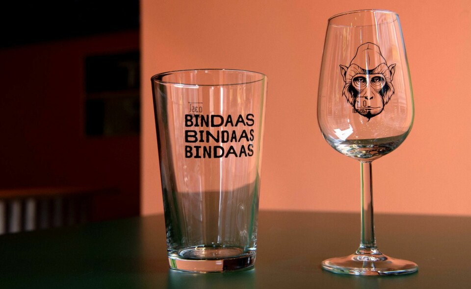 Egne glass på Bindaas. Egne glass på Bindaas.