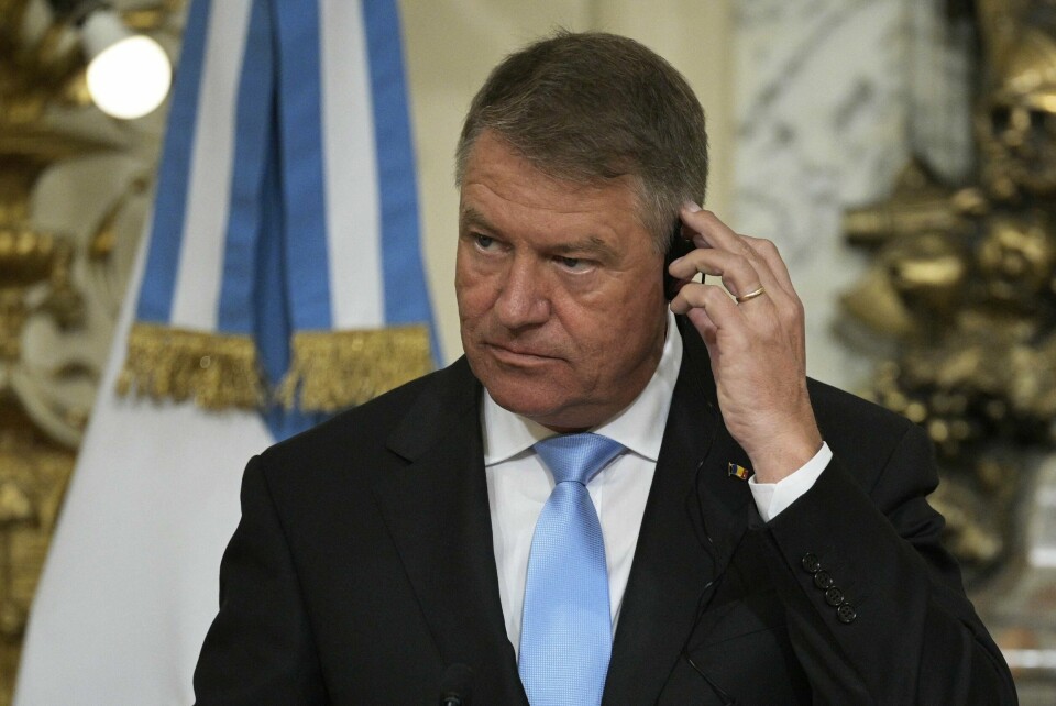 Romania-president Klaus Iohannis. Romania-president Klaus Iohannis.
