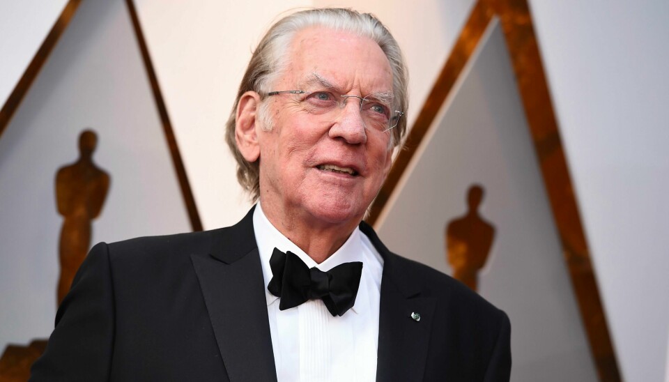 Donald Sutherland under Oscar-utdelingen i 2018. Den canadiske skuespilleren med en svært lang merittliste ble 88 år gammel. Donald Sutherland under Oscar-utdelingen i 2018. Den canadiske skuespilleren med en svært lang merittliste ble 88 år gammel. Foto: Jordan Strauss / AP / NTB