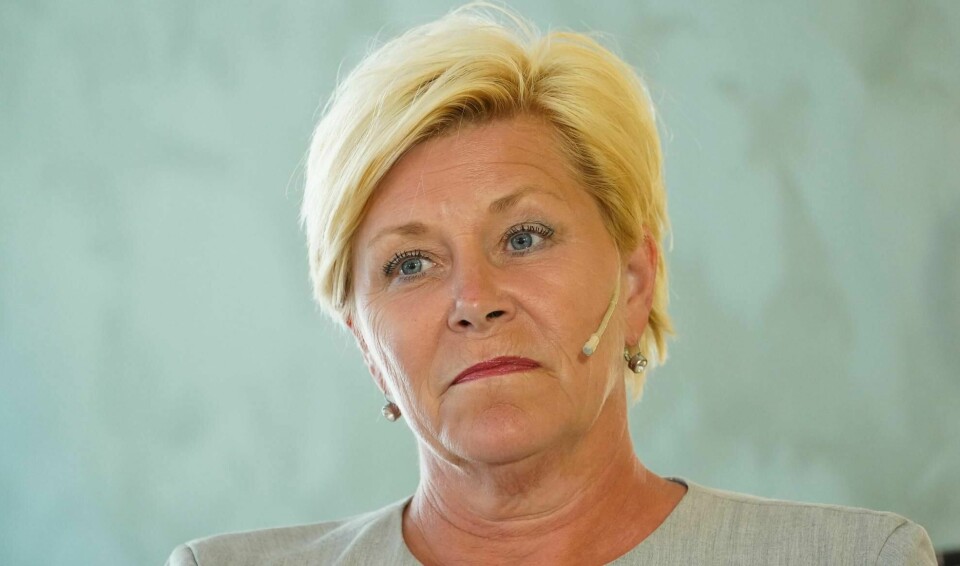 Frp-leder Siv Jensen.