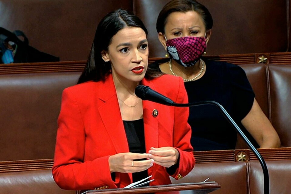 Alexandria Ocasio-Cortez håper å påvirke Joe Biden i mer progressiv retning i flere saker, dersom han skulle gå seirende ut av presidentvalget i november.