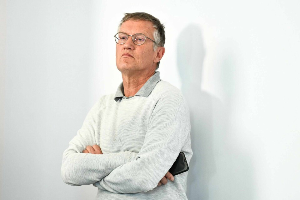 Sveriges statsepidemolog, Anders Tegnell, sier at Sverige sakte, men sikkert også ser større koronasmitte i Sverige.