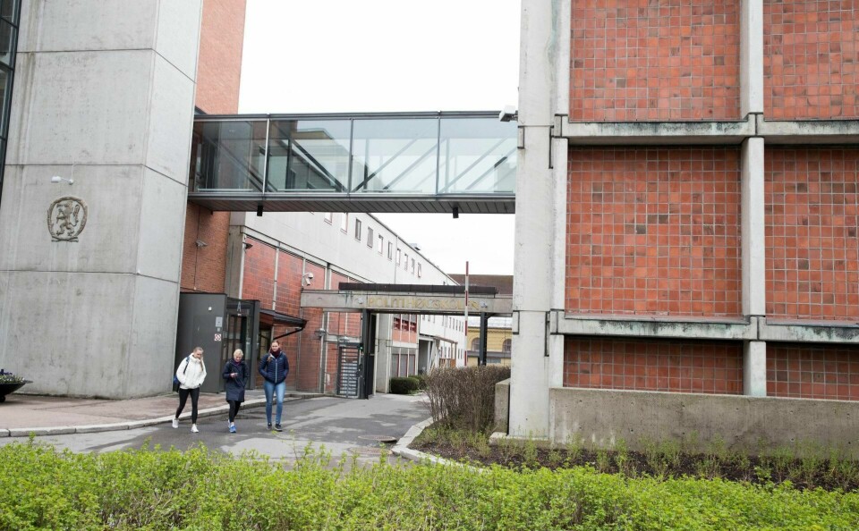 UTDATERT: Nei, bygget på Majorstuen er ikke godt nok, skriver leder for PF Politidstudentene.FOTO: TERJE BENDIKSEN/NTB SCANPIX