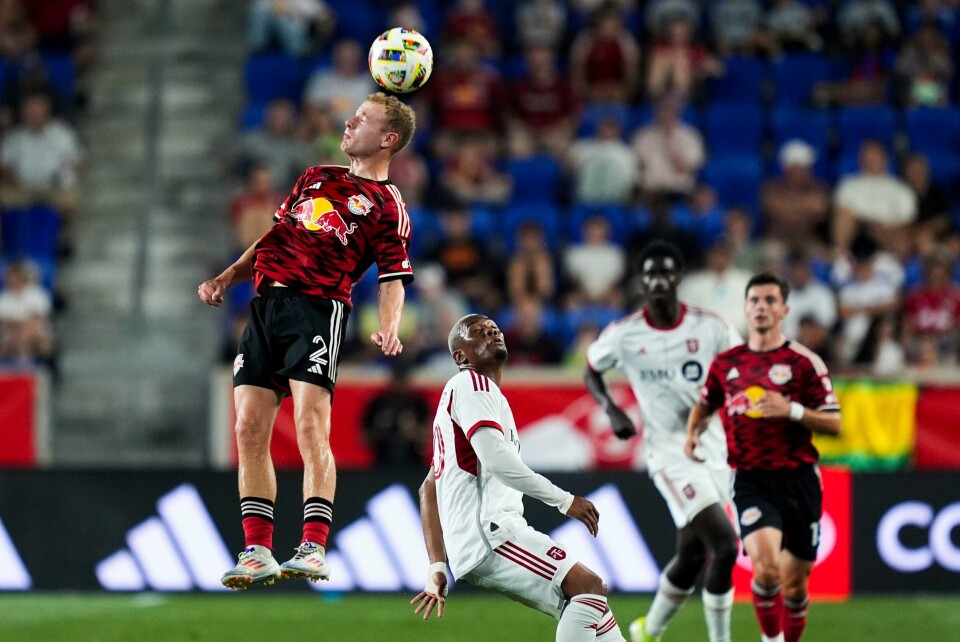 Dennis Gjengaar i aksjon mot Toronto i MLS lørdag Dennis Gjengaar i aksjon mot Toronto i MLS lørdag. Foto: Julia Nikhinson / AP / NTB