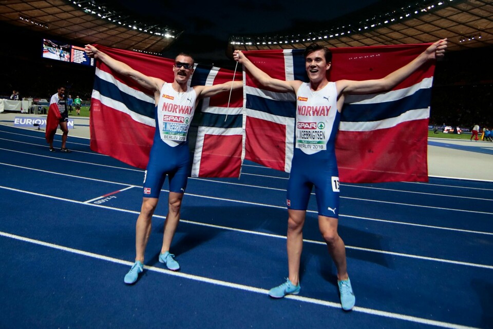 Jakob og Henrik Ingebrigtsen gjorde rent bord på 5000 meter i EM. Foto: Fredrik Hagen / NTB scanpix