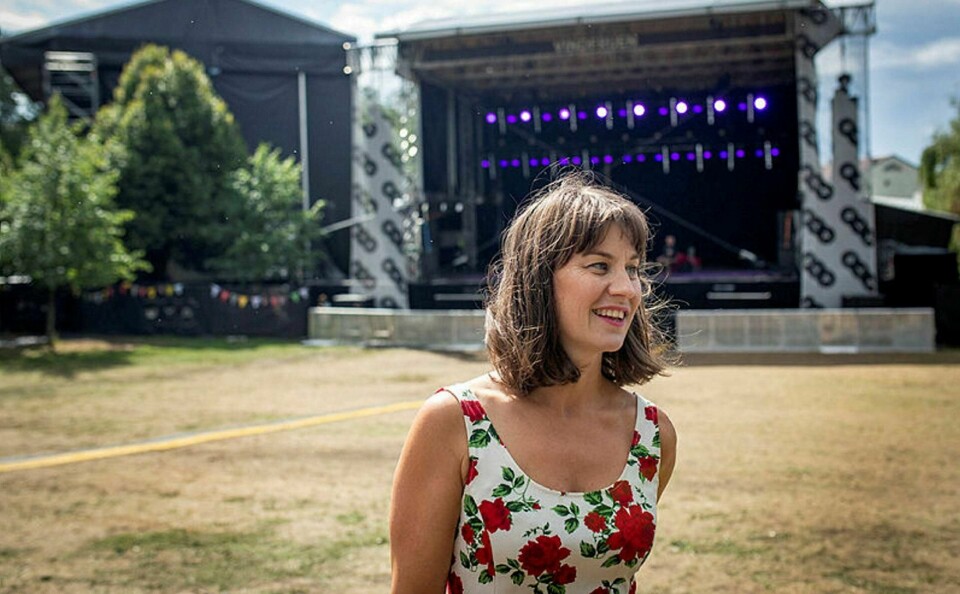 Vil stille større krav til arrangører som leier kommunale arealer: Rina Mariann Hansen, kulturbyråd, her under Øyafestivalen forrige uke.