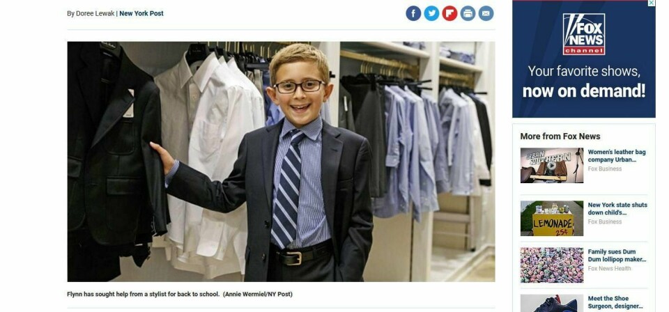 10-åringen som kler seg som en bankdirektør: – Jeg liker å kle meg opp