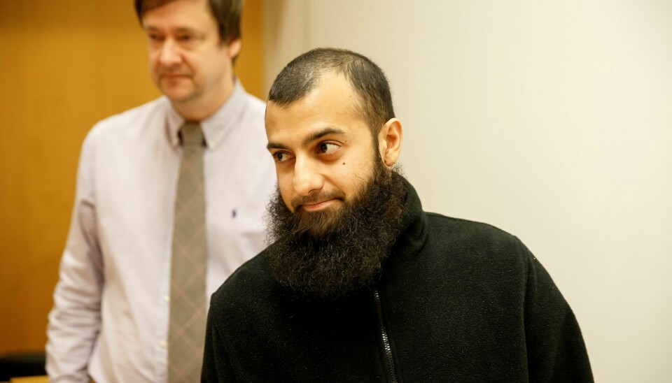 Ubaydullah Hussain under et rettsmøte i 2016.