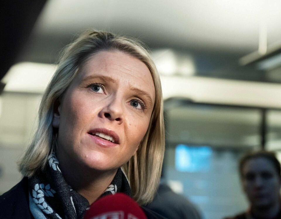 PÅVIRKET: Tidligere statsråd Sylvi Listhaug (Frp) drev påvirkningsarbeid for First House mot eget parti bare noen uker før hun tiltrådte som statsråd i Regjeringen Solberg i 2013. Det skapte den gang heftig debatt at Listhaug ikke ville fortelle hvem hun hadde hatt som kunder i First House. FOTO: MIMSY MØLLER