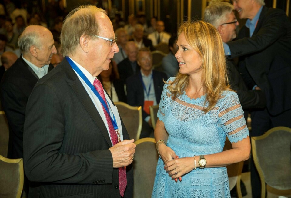 DUO MOT DOP: Richard McLaren og Linda Hofstad Helleland i Oslo i sommer. FOTO: VIDAR RUUD/NTB SCANPIX