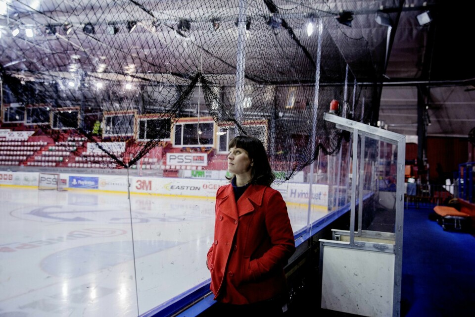Idrettsbyråd Rina Mariann Hansen lar seg ikke stoppe av byantikvaren. Jordal Amfi skal rives og Oslo skal få en ny ishockeyarena. FOTO: HILDE UNOSEN
Foto: Hilde Unosen