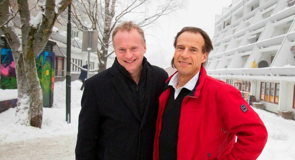 Jan Bøhler (t.h.) og Raymond Johansen er gode venner og byregjeringsleder Johansen vil ha Bøhler på Stortinget selv om sistnevnte nå trekker seg som leder for Oslo Ap. FOTO: ARNE OVE BERGO