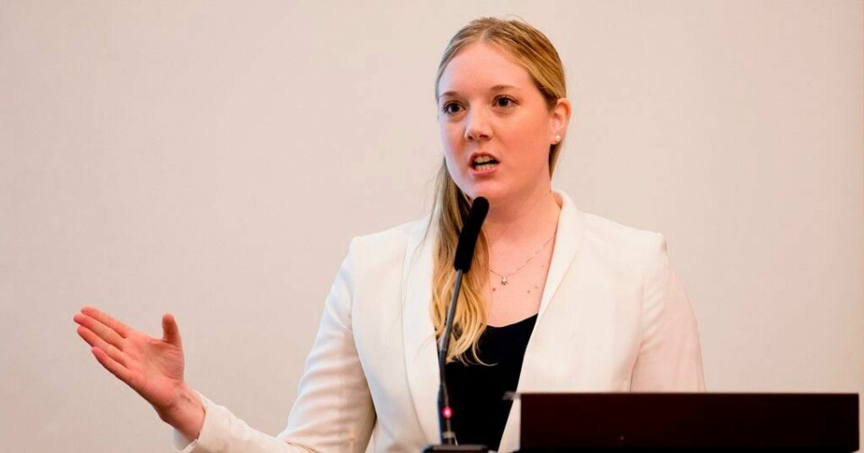 Aina Stenersen, påtroppende leder i Oslo Frp, vil ha en strengere asylpolitikk. FOTO: HÅKON MOSVOLD LRSEN/NTB SCANPIX