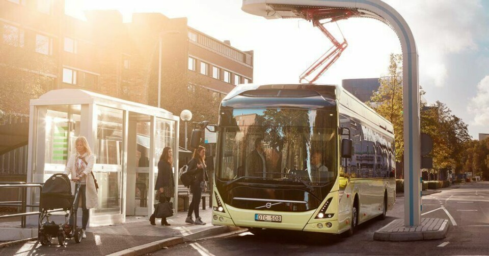 Elektriske busser er allerede tatt i bruk flere steder, som i Göteborg. FOTO: VOLVO BUSSAR AB