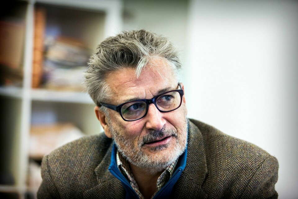 Arve Opdahl i Galleri Opdahl jakter nå på en samarbeidspartner og en som kan drive forsvarlig drift av galleriet i framtiden. Foto: Roy Storvik.