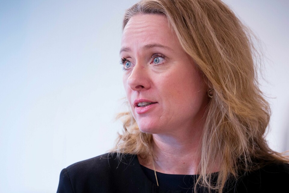 – Jeg tror dette bare er toppen av isfjellet, sier arbeidsminister Anniken Hauglie (H) til Dagbladet om arbeidskriminaliteten som er avdekket i Norge. Foto: Håkon Mosvold Larsen/NTB SCANPIX