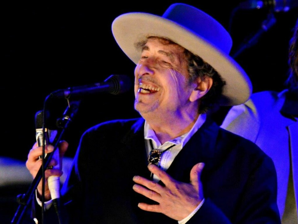 Bob Dylan var i fin form i Oslo Spektrum tirsdag På grunn av det vanlige fotoforbudet er bildet fra en tidligere konsert.