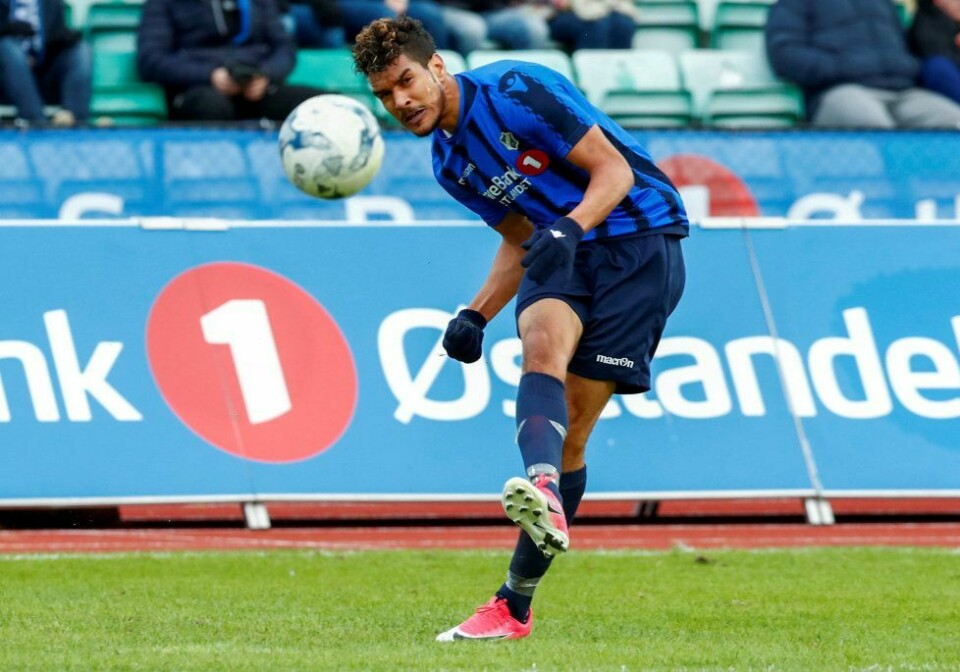 Ohi Omoijuanfo slo til med hattrick mot Sarpsborg i 4. serierunde. Han har sju mål så langt.