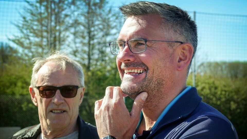 Viking og direktør Eirik W. Henningsen vil ikke snakke om konsekvenser ved et nedrykk. FOTO: ROY STORVIK